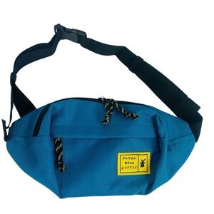 Dutch Bros Coffee Teal Fanny Pack Crossbody Bag 15” x 8”